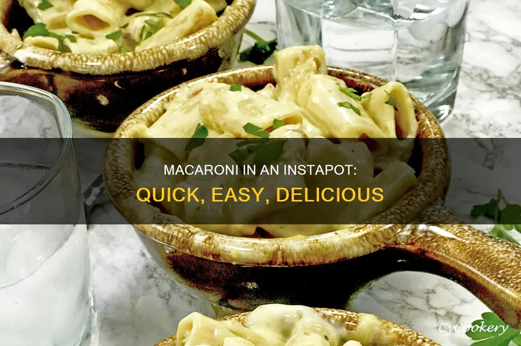 how to cook pot in pot macaroni in instapot