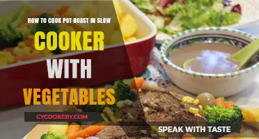 Pot Roast Perfection: Slow Cooker Style with Veggies