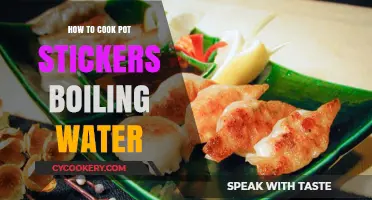 The Perfect Pot Stickers: Boiling Water Method