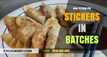 Cooking Pot Stickers: Batch Processing for Large Groups