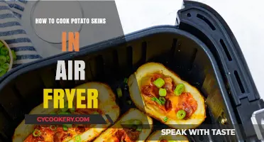 Crispy Potato Skin Delight: Air Fryer Mastery