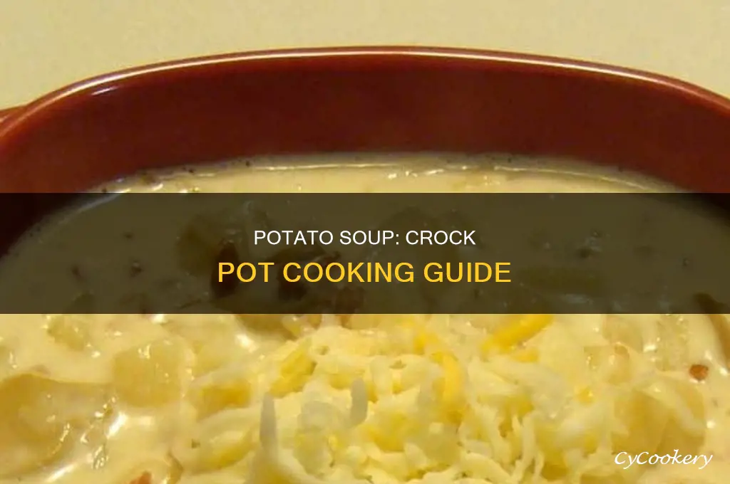 how to cook potato soup in a crock pot