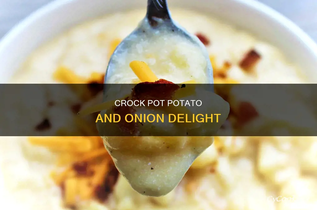 how to cook potatoes and onions in crock pot