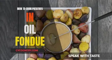 A Tasty Adventure: Oil Fondue with Potatoes