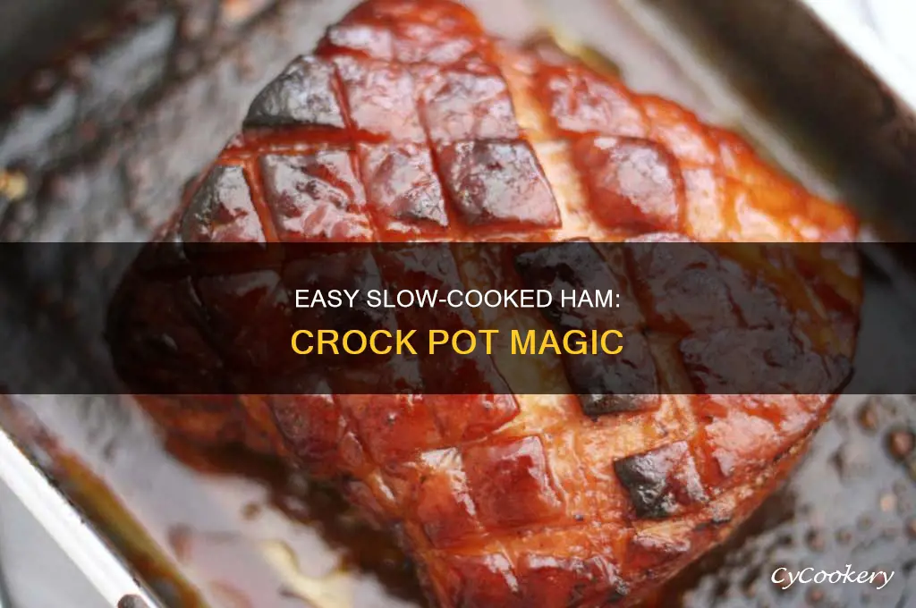 how to cook precooked han in crick pot
