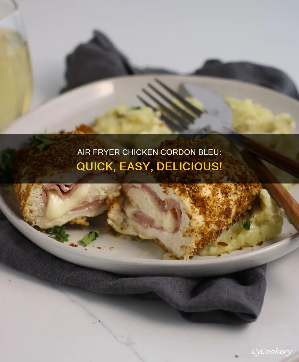 how to cook premade chicken cordon bleu air fryer