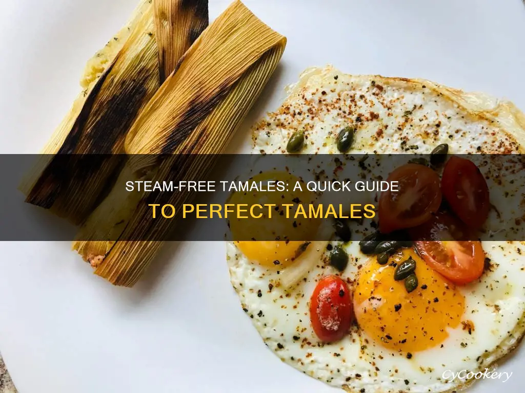 how to cook premade tamales without a steamer