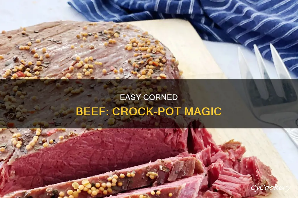 how to cook prepackaged corned beef crock pot