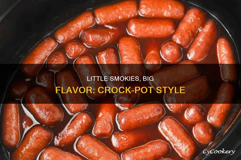 how to cook prepare little smokies in crock pot