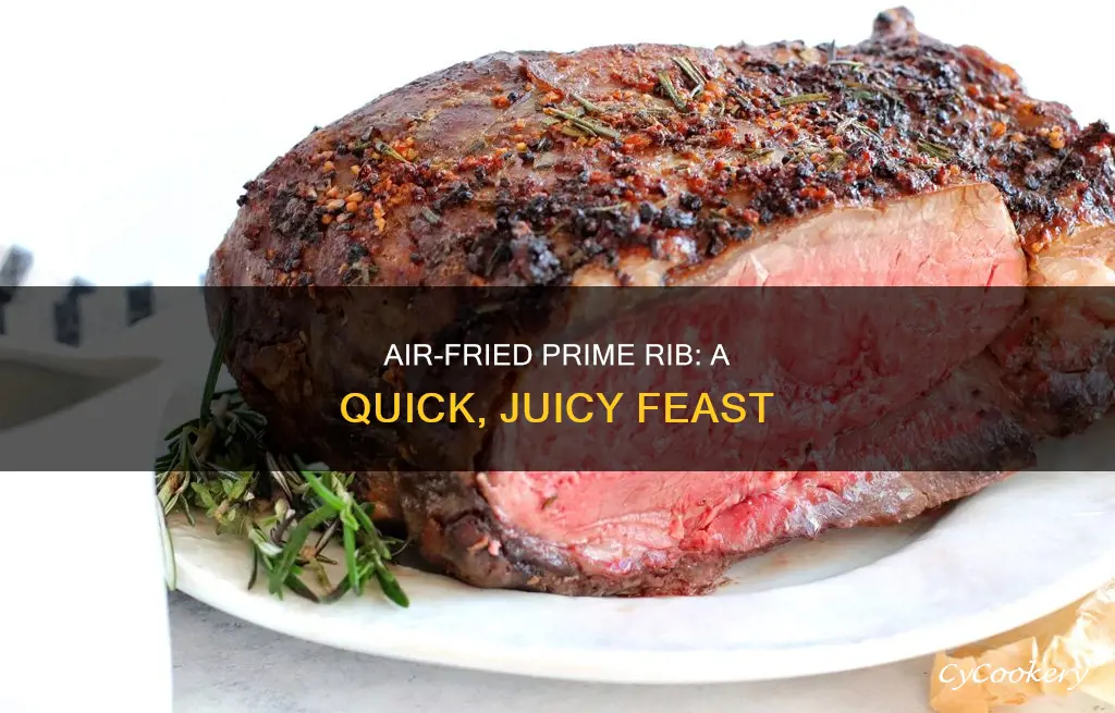 how to cook prine rib in a air fryer