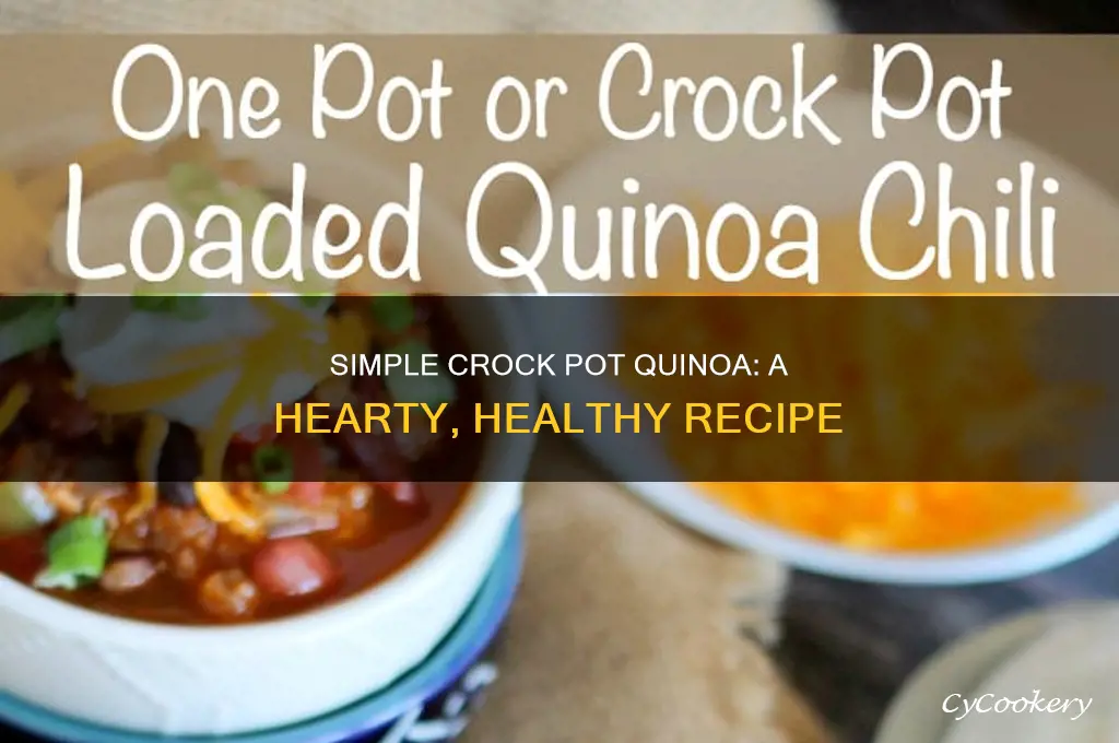 how to cook quinoa crock pot recipe