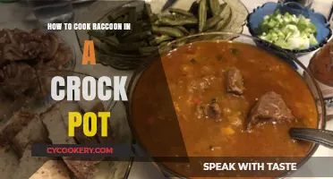 Crock-Pot Cooking: Raccoon Stew Perfection