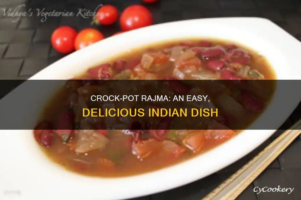how to cook rajma in crock pot
