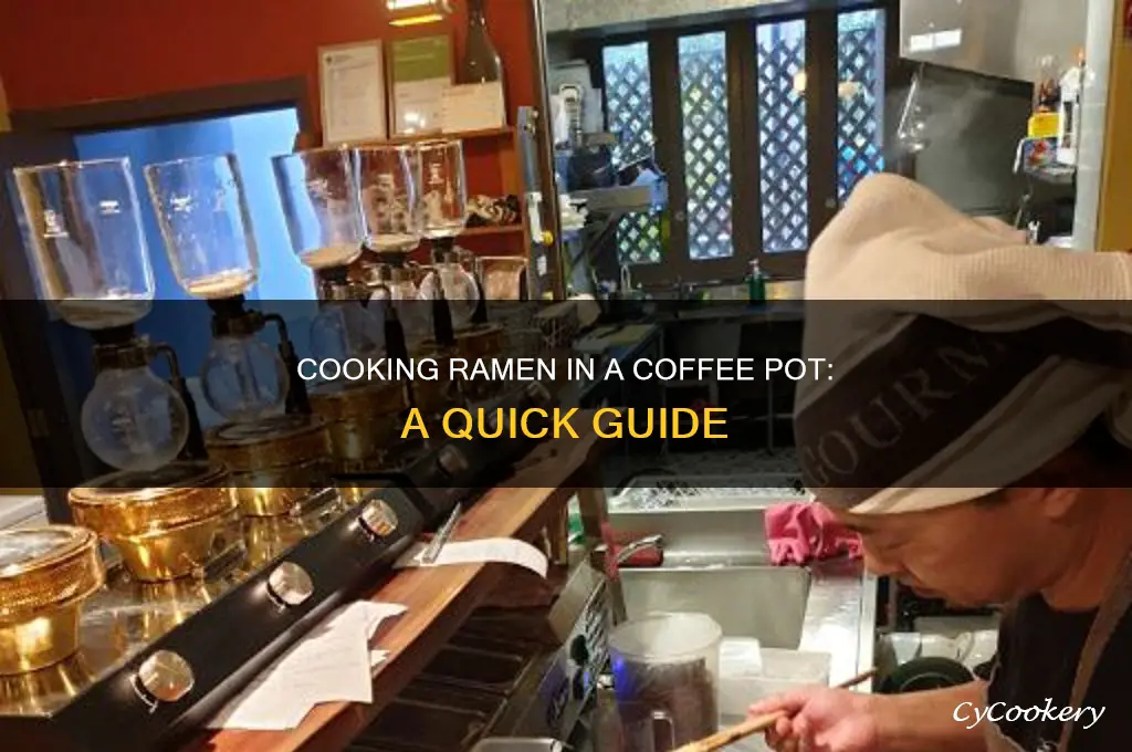 how to cook ramen in a coffee pot