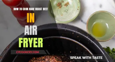 Tender Rare Roast Beef: Air Fryer Magic