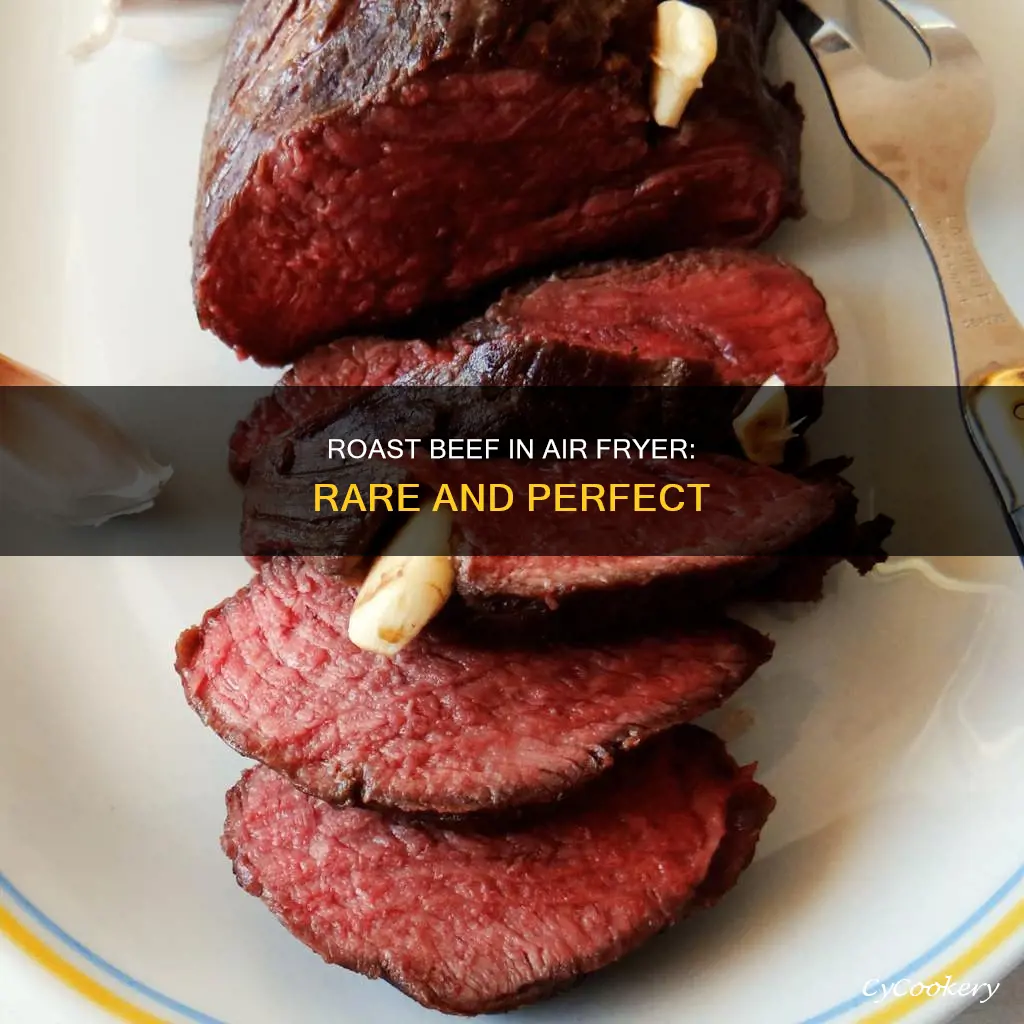 how to cook rare roast beef in air fryer
