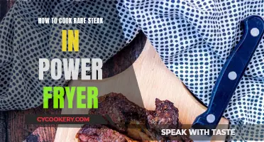 Rare Steak Perfection: Power Fryer Method