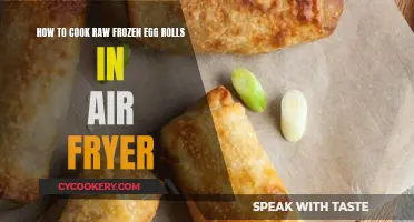 Air Fryer Hack: Frozen Egg Rolls