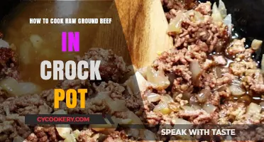 Crock Pot Cooking: Ground Beef Perfection