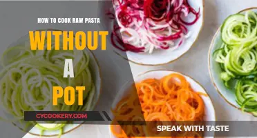 Creative Cooking: Raw Pasta, No Pot Needed!