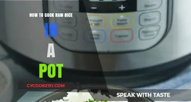 Cooking Raw Rice: A Simple Pot Method