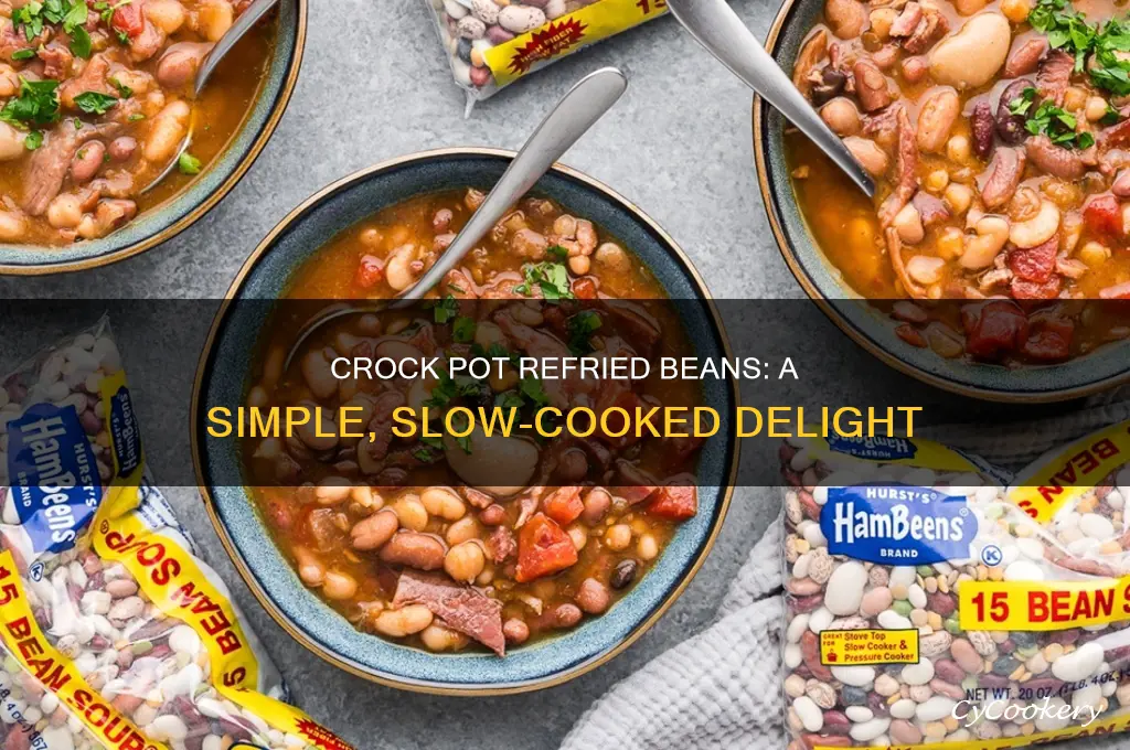 how to cook re fried beans in a crock pot