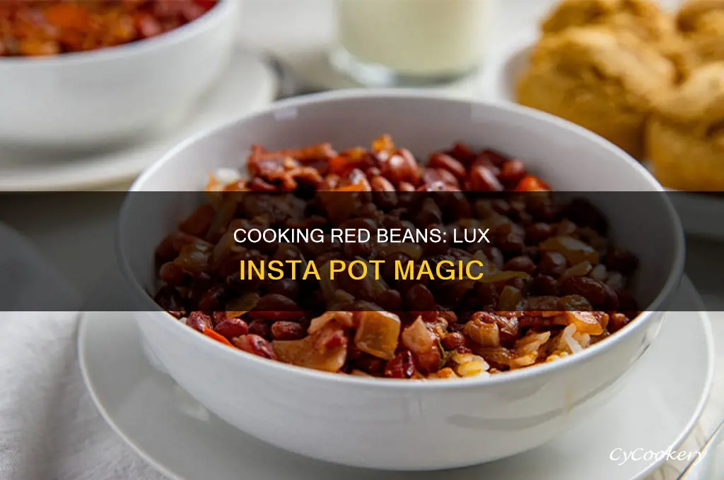 how to cook red beans in the lux insta pot