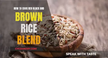 Cooking Perfect Rice: Red, Black, and Brown Blend