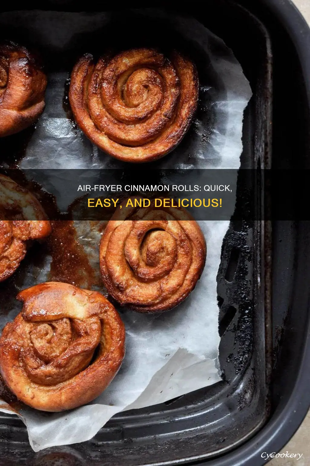how to cook refrigerated cinnamon rolls in the air fryer