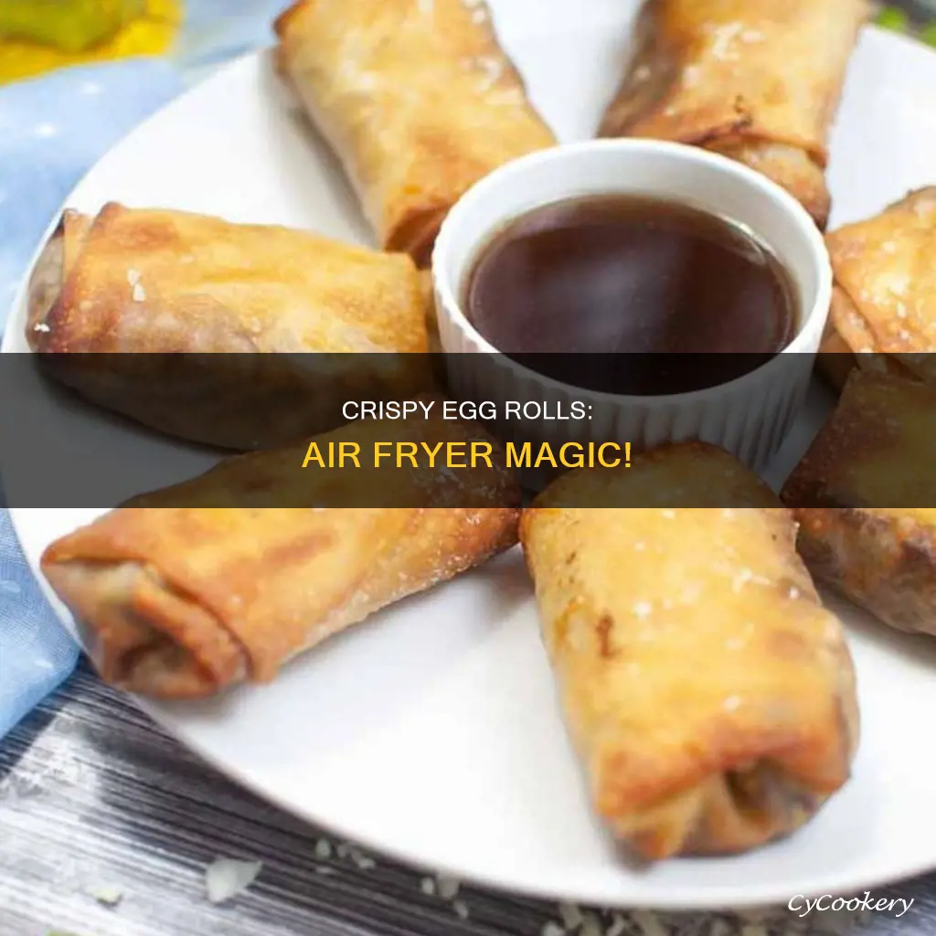 how to cook refrigerated egg rolls in air fryer