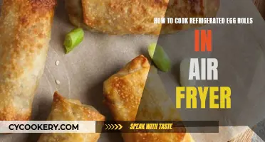 Air Fryer Egg Rolls: The Refrigerated Edition