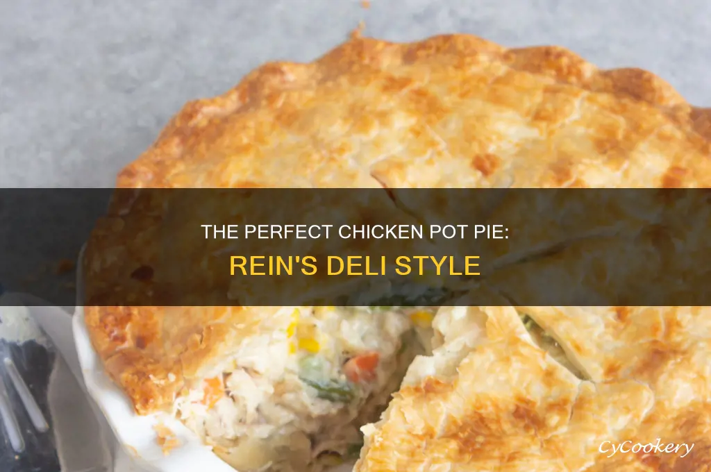 how to cook reins deli chicken pot pie