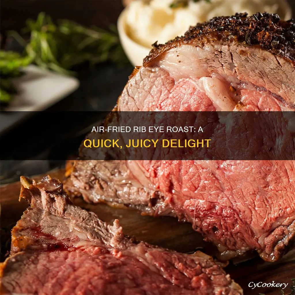 how to cook rib eye roast in air fryer