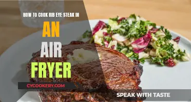 Air-Fried Rib Eye Steak: Quick, Easy, Delicious!