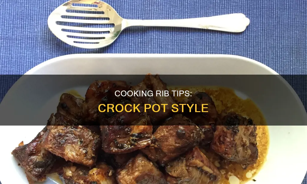 how to cook rib tips in a crock pot