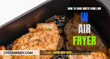 Air-Fried Ribeye Pork Loin: A Quick, Crispy Delight