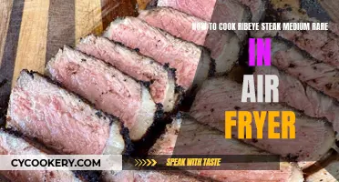 Air-Fryer Ribeye Steak: Medium-Rare Perfection