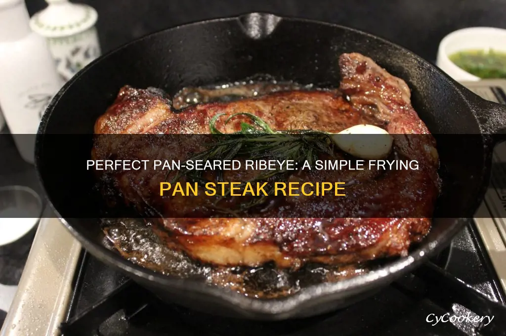 how to cook ribeye steak using frying pan