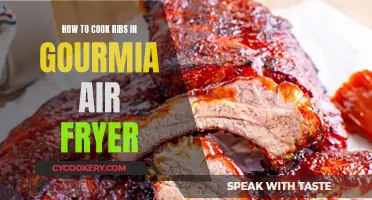 Air-Fried Ribs: Gourmia Style