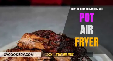 Cooking Ribs: Instant Pot Air Fryer Magic