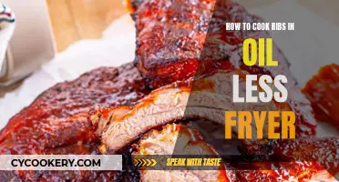 Oil-less Fryer Ribs: Tender, Juicy, and Mess-Free!