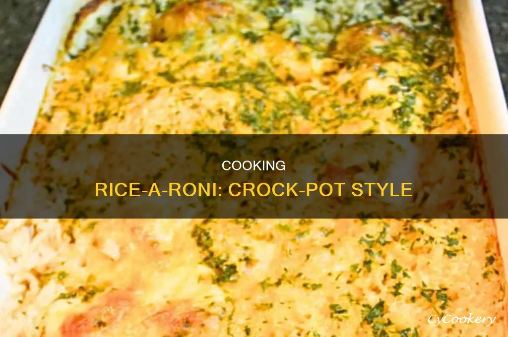 how to cook rice a roni in a crock pot