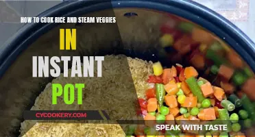 Cooking Rice and Veggies: Instant Pot, Quick and Easy!