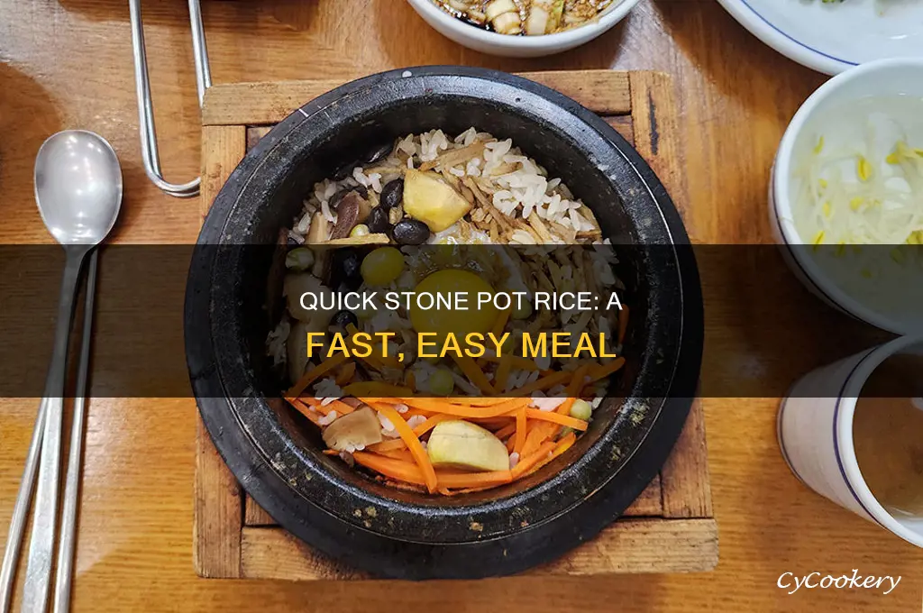 how to cook rice fast stone pot