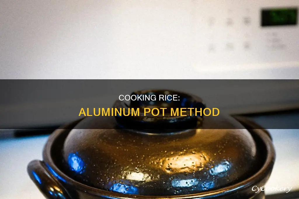 how to cook rice in a aluminum stock pot