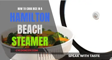 Cooking Rice with a Hamilton Beach Steamer: A Simple Guide