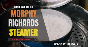 Cooking Rice with a Morphy Richards Steamer: A Quick Guide