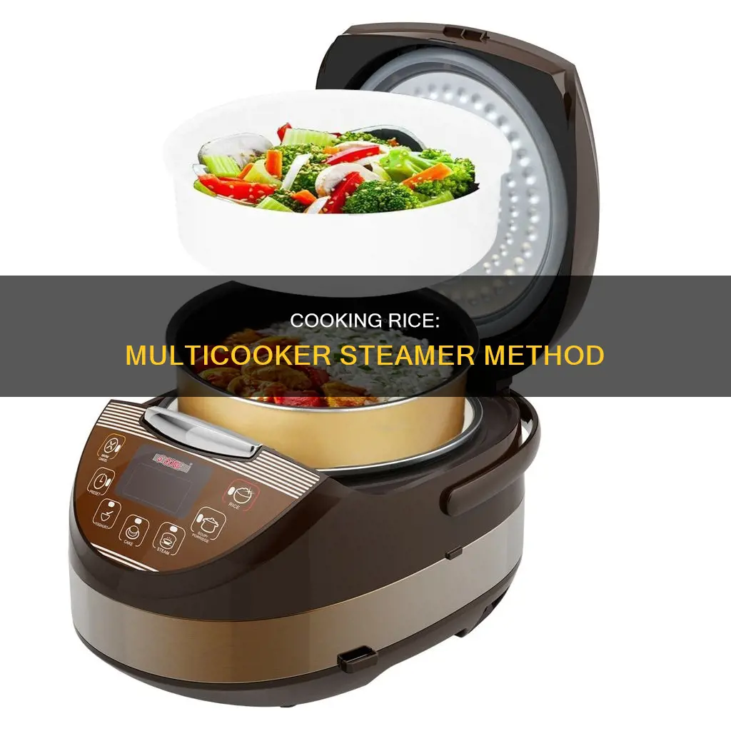 how to cook rice in a multi cooker steamer