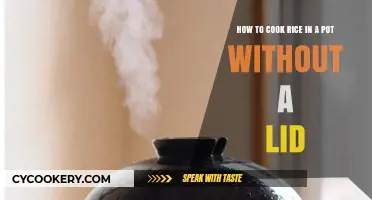 Cooking Rice Without a Lid: A Quick Guide