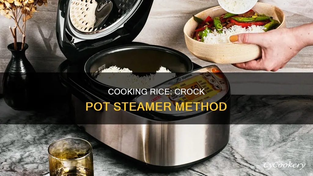 how to cook rice in a rice crock pot steamer